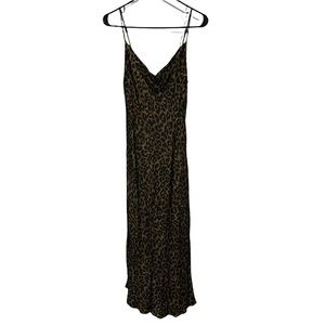 Zara Cheetah Print Slip Dress